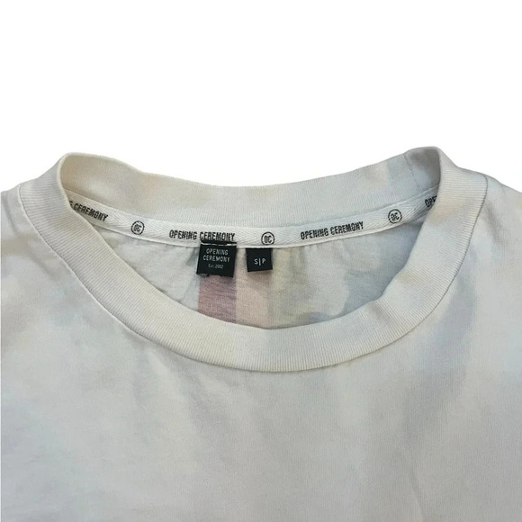 Opening Ceremony white cropped long sleeve size small - Picture 2 of 3